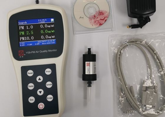 PM1 moniteur portatif particulaire continu 10W de qualité de l'air du moniteur Y09-PM