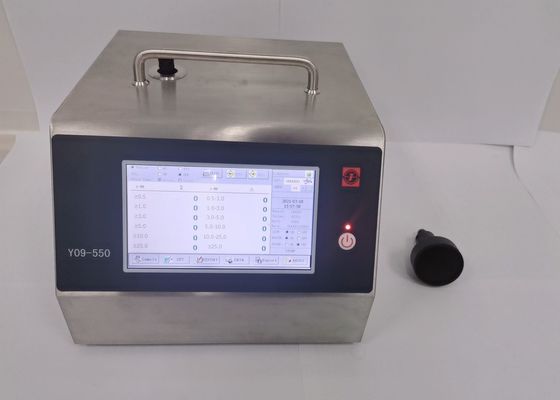 acheter compteur de particule d'air de laser de l'écran 50LPM de la couleur 7inch avec six canaux online manufacture