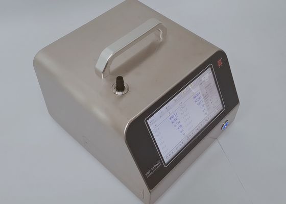 Compteur de particule d'air d'écran tactile de 7 pouces pour salle propre DC16.8V