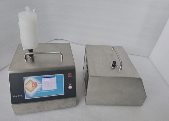 Un bon prix. Compteur Y09-5100 de particules de poussière d'air d'écran de couleur de contact de Cleanroom en ligne