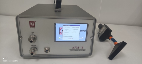 Le photomètre d'aérosol de Digital pour HEPA filtre automatique mettent à zéro